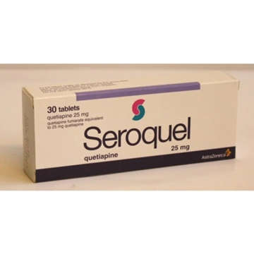 Picture of Seroquel 25mg Tab 10x3s